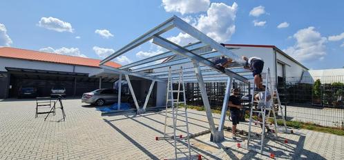 Sun Steel Solar Carports en Farms, Doe-het-zelf en Bouw, Zonnepanelen en Toebehoren, Nieuw, Compleet systeem, 200 wattpiek of meer