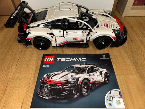 Technisch Lego Porsche 911 RSR., Kinderen en Baby's, Speelgoed | Duplo en Lego, Zo goed als nieuw, Lego, Complete set, Verzenden