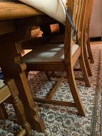Tafel en 6 stoelen eik, Antiek en Kunst, Ophalen