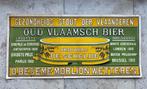 Reclame karton, Brouwerij Bésème-Morlion Wetteren 1909-1910, Verzenden, Gebruikt, Reclamebord, Plaat of Schild, Overige merken