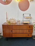 Vintage kastje / klepkastje zwarte greepjes en pootjes, Enlèvement, Maison et Meubles