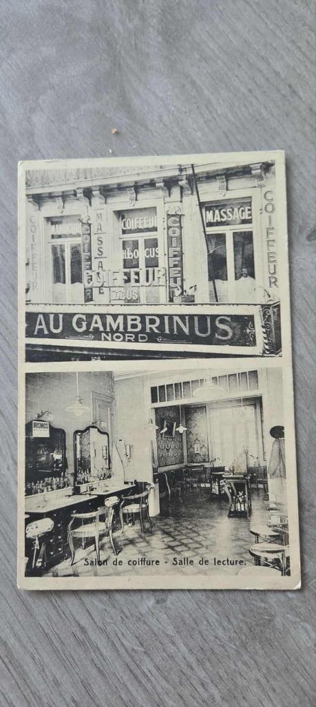 Postkaart Mechelsestraat 37 Brussel coiffeur Locus, Verzamelen, Postkaarten | België, Gelopen, Brussel (Gewest), Voor 1920, Verzenden