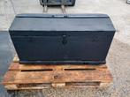 grote zwarte vintage deken houten kist speelgoedkoffer, Ophalen