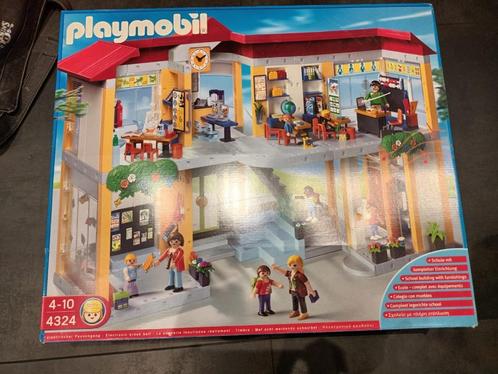 Playmobil - grote en compleet ingerichte school 4324, Kinderen en Baby's, Speelgoed | Playmobil, Zo goed als nieuw, Complete set