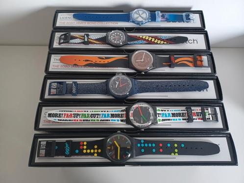 Montres Swatch édition spéciale James Bond 007 de 2021., Bijoux, Sacs & Beauté, Montres de sport, Neuf, Enlèvement ou Envoi