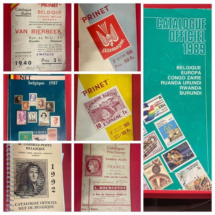 Anciens catalogues de timbres, Postzegels en Munten, Postzegels | Toebehoren, Catalogus, Ophalen of Verzenden