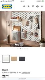 Panneau perforé IKEA + les élastiques, Comme neuf
