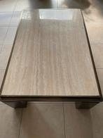 Marmeren salontafel, Ophalen, Gebruikt, 100 tot 150 cm, 50 tot 100 cm