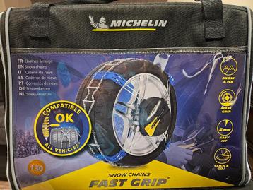 Chaînes Michelin Fast Grip 130, Autos : Divers, Chaînes, Enlèvement ou Envoi, Comme neuf