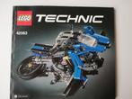 Lego Technics 42063: handleiding, Ophalen of Verzenden, Zo goed als nieuw