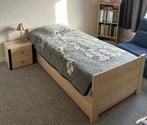 Eenpersoonskamer (bed + kast + nachtkast + lattenbodem), Huis en Inrichting, Ophalen, Gebruikt, Eenpersoons, Neutraal