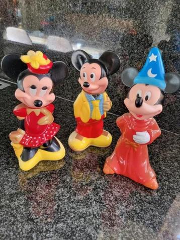drie vintage Disney bubble bath flessen leeg beschikbaar voor biedingen