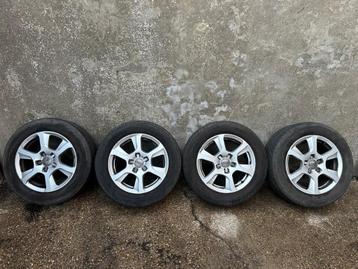 Audi velgen met Brigestone banden 225/55R16 ET45 beschikbaar voor biedingen