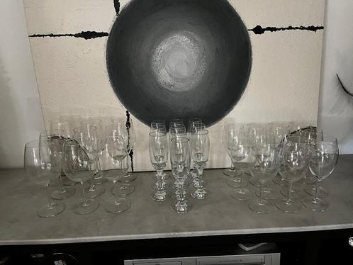 Kurkentrekker, wijnkoeler, glazen., Verzamelen, Glas en Drinkglazen, Zo goed als nieuw, Ophalen