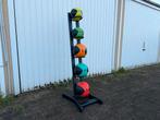 Lifemaxx Medicijnballen + rek, Sport en Fitness, Fitnessmaterialen, Ophalen, Zo goed als nieuw