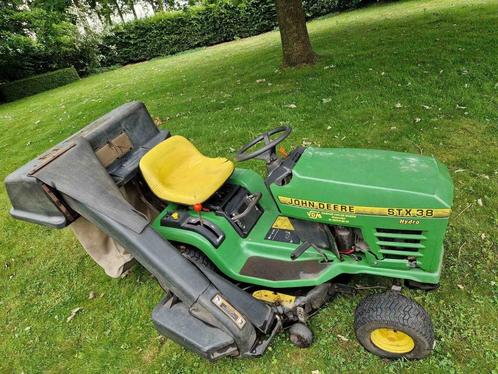 zitmaaier john deere STX38, Tuin en Terras, Zitmaaiers, Gebruikt, 90 tot 120 cm, Elektrische starter, Opvangzak, Ophalen
