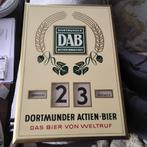 Eeuwig durende kalender van DAB Dortmunder bier, Verzamelen, Biermerken, Ophalen of Verzenden, Zo goed als nieuw, Reclamebord, Plaat of Schild