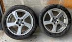 2 jantes Volvo + 4 pneus, Autos : Pièces & Accessoires, Pneus & Jantes, 4 Saisons, Enlèvement, Utilisé, Autre