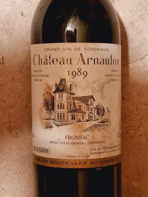 Magnum FRONSAC - Château ARNAUTON 1989, Verzamelen, Wijnen, Nieuw, Rode wijn, Frankrijk, Vol, Ophalen