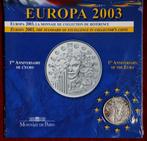 France 1.5 euro 2003 argent blister, Monnaie en vrac, Argent, Autres valeurs, France