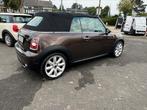 Mini One cabrio 1.6 benzine, Auto's, Voorwielaandrijving, Beige, 4 cilinders, Leder