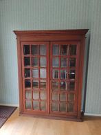 Vintage apothekerskast/vitrinekast/barkast, Ophalen, Met deur(en), 100 tot 150 cm, 25 tot 50 cm