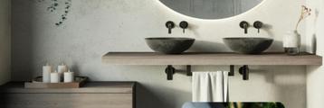 NIEUW ✅nieuw Looox Wooden Base Shelf Deco Wastafelblad 120x4, Enlèvement, Neuf
