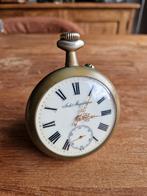 Grote Zwitserse zakhorloge Argentan Doxa, Handtassen en Accessoires, Horloges | Antiek, Ophalen of Verzenden, Zakhorloge