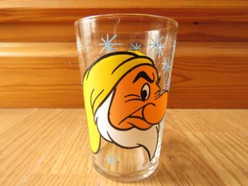 verre avec Grincheux de Disney, Verzamelen, Glas en Drinkglazen, Ophalen of Verzenden, Zo goed als nieuw, Frisdrankglas