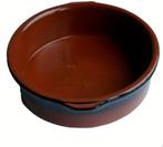 Ronde terracotta ovenschaal van 25 cm, Ophalen of Verzenden
