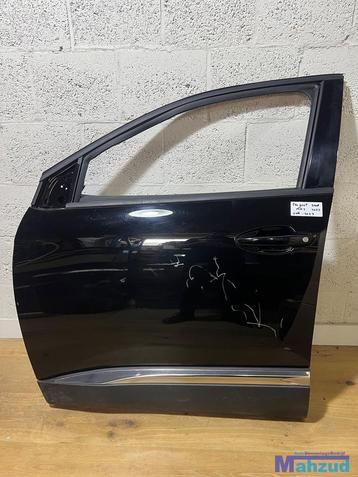 PEUGEOT 3008 2 zwart links voor deur 2016-2023 beschikbaar voor biedingen