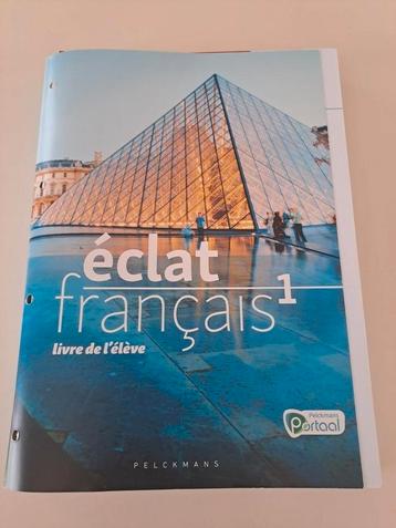 Éclat français 1 Livre de l'élève (incl. Pelckmans Portaal) beschikbaar voor biedingen
