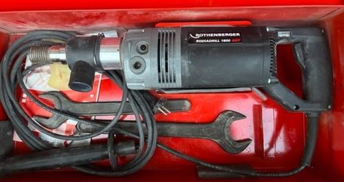 Rothenberger RODIADRILL 1800 DRY, Doe-het-zelf en Bouw, Gereedschap | Boormachines, Gebruikt, Boormachine, 600 watt of meer, Klopboormechanisme