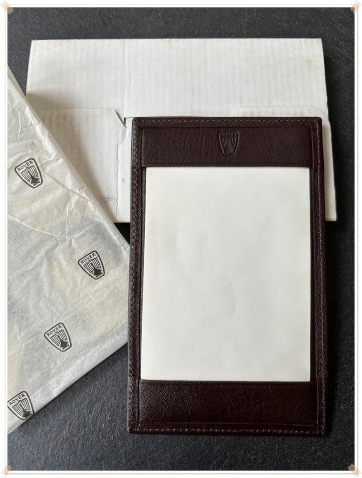 ROVER – BLOC-NOTES CUIR NEUF, Autos : Divers, Autos divers Autre, Enlèvement ou Envoi