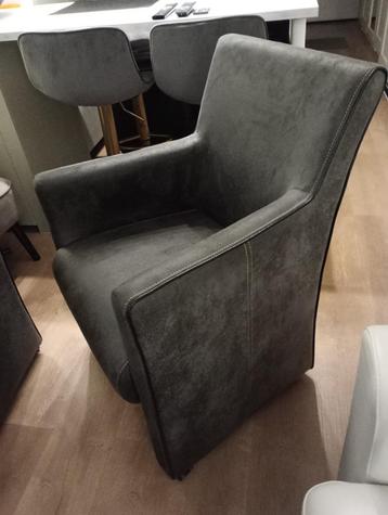 Mooie lounge luxe dinerstoelen , microvezel, Ophalen, Overige materialen, Landelijk modern, Zo goed als nieuw