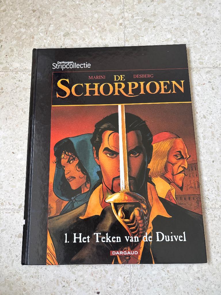 Strips ‘De schorpioen’, Ophalen, Zo goed als nieuw, Desberg/Marini., Meerdere stripboeken