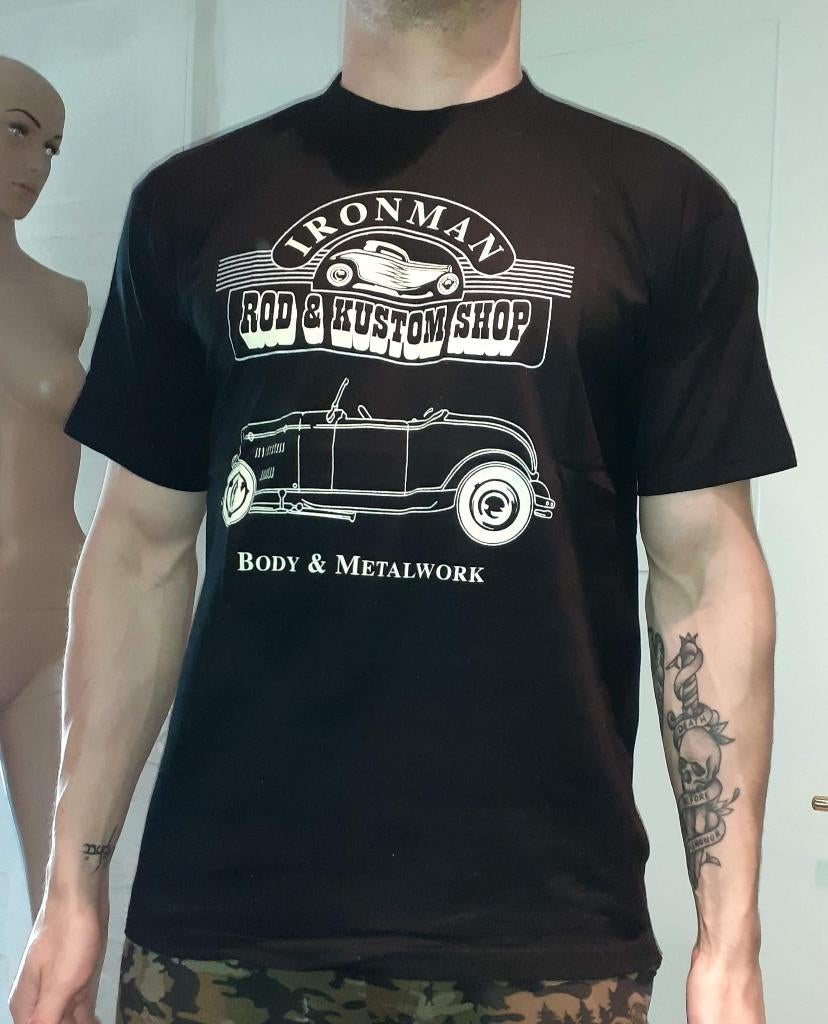 Zwarte T-Shirt heren vintage Ironman B&C S, Vêtements | Hommes, T-shirts, Neuf, Taille 46 (S) ou plus petite, Noir, Enlèvement ou Envoi