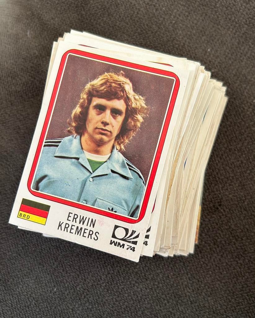 Panini Munich 74 (97 pièces), Enlèvement ou Envoi, Comme neuf, Affiche, Image ou Autocollant