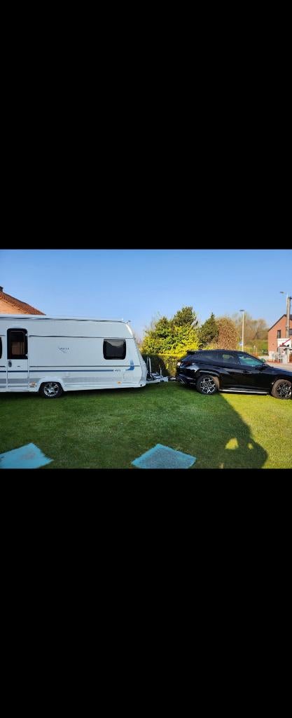 Caravane fend opal, Vast bed, Rondzit, Tot en met 2, Schokbreker