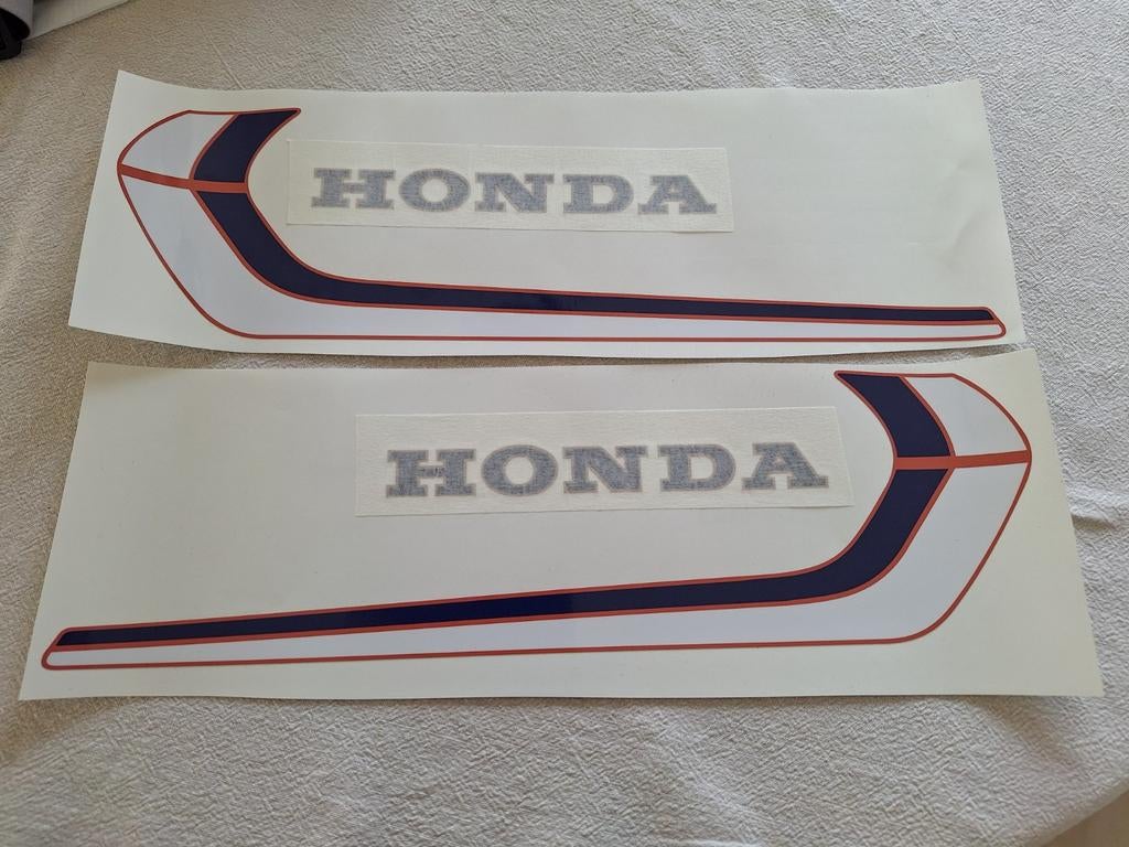 Tankstickers Honda CB50 Oranje, Enlèvement