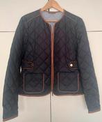 Massimo Dutti marineblauwe en leren jas, Blauw, Maat 42/44 (L), Ophalen of Verzenden, Jasje