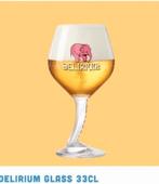 Delerium glazen 1 euro per glas. 5 beschikbaar NIEUW, Ophalen