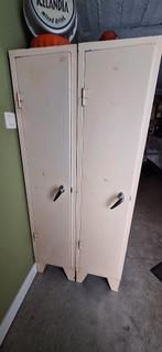 vintage metalen schoolkasten / lockers, Huis en Inrichting, Ophalen, Gebruikt, Vintage