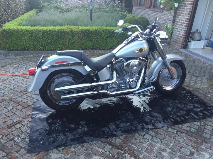 Harley Davidson Fatboy 2005 aniversary - 1550 cc - 15.646 km, Motoren, Motoren | Harley-Davidson, Particulier, meer dan 35 kW