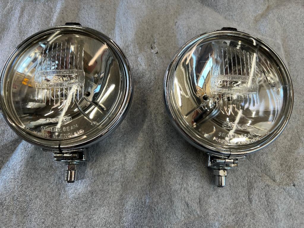 Lucas chroom fog light FT/LR14 sealed beam - Healey 3000, Ophalen, Triumph