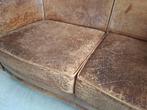 Canapé "club" en cuir de style anglais, 75 à 100 cm, Moins de 150 cm, Anglais, Banc droit