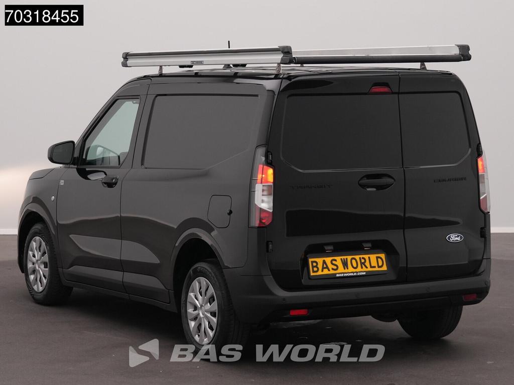 Ford Transit Courier 100pk Benzine L1H1 Airco Cruise Imperia, Auto's, Stof, Gebruikt, Euro 6, Zwart