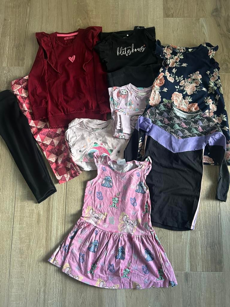 Meisjes pakket maat 110 11 stuks, Kinderen en Baby's, Kinderkleding | Maat 110, Ophalen, Zo goed als nieuw