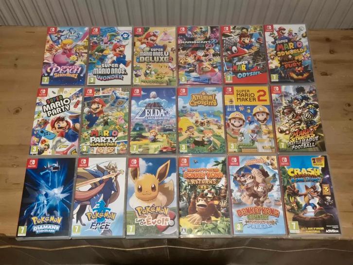 Différents jeux de switch, Consoles de jeu & Jeux vidéo, Jeux | Nintendo Switch, Comme neuf, Enlèvement