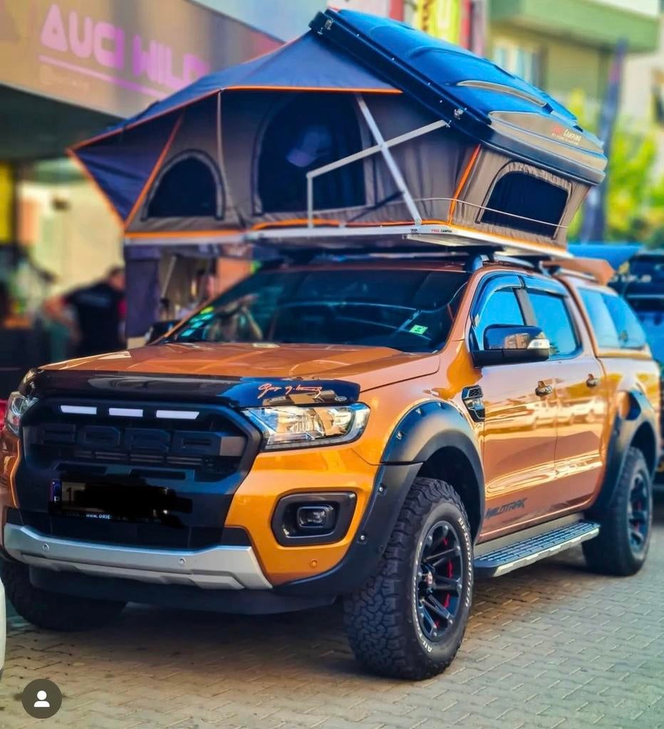 Daktent voor 4 personen met hardtop (200cmx200cm)open afmet, Ophalen, Zo goed als nieuw, Tot en met 4